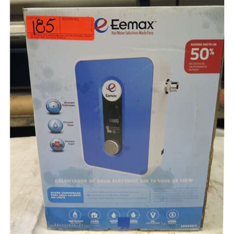 product return policies, please contact Eemax at 800-543-6163. . Eemax eem24013 reset button